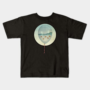 Balloon Goldfish Kids T-Shirt